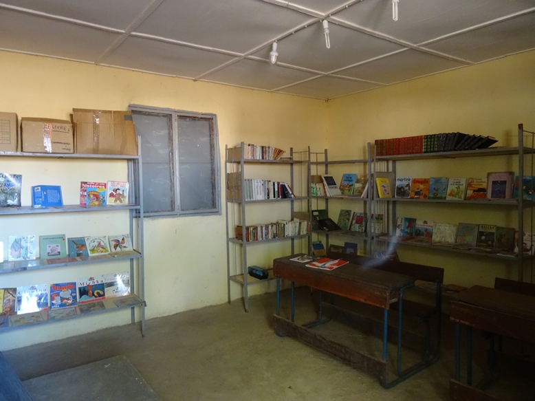 La bibliothèque de Soloba créée en 2012