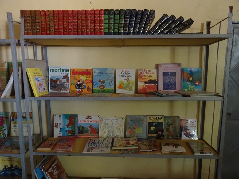 La bibliothèque de Soloba créée en 2012